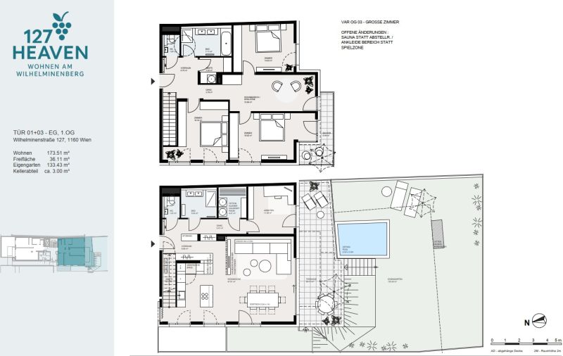 VERKAUFSSTART - 127 HEAVEN - Exklusives Wohnprojekt am Wilhelminenberg, Wohnungen zu kaufen in 1160 Wien / / 1160 Wien / Bild 6