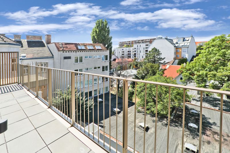 Maisonette-Wohnung im Dachgeschoß, 118 m² mit 2 Terrassen, 2 Bäder - zu kaufen im Erstbezug in 1140 Wien / / 1140 Wien / Bild 1