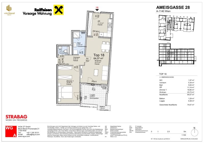 Gro�z�gig konzipierte 2-Zimmer-Wohnung mit einladender Freifl�che - zu kaufen in  1140 Wien /  / 1140&nbsp;Wien / Bild 1