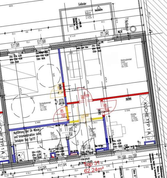 Gut geschnittene 2-Zimmer-Wohnung mit Balkon- in der Nähe des Hbf Graz- zu mieten! / / 8020 Graz / Bild 7