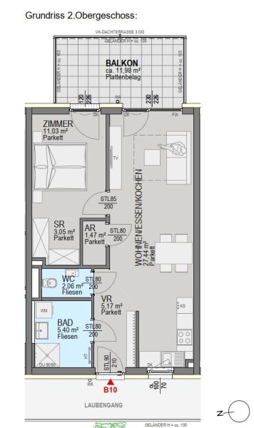 Helle Eigentumswohnung im Neubauprojekt mit Balkon in Graz! /  / 8054&nbsp;Graz / Bild 4