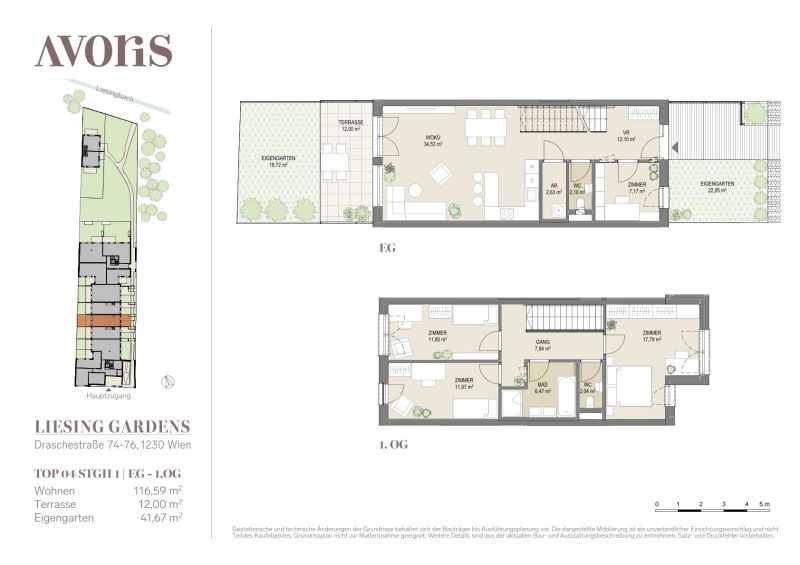 Green Townhouse-Feeling: Gro�z�gige Maisonette mit  Terrasse und Eigengarten - provisionsfrei zu kaufen in 1230 Wien /  / 1230&nbsp;Wien / Bild 1