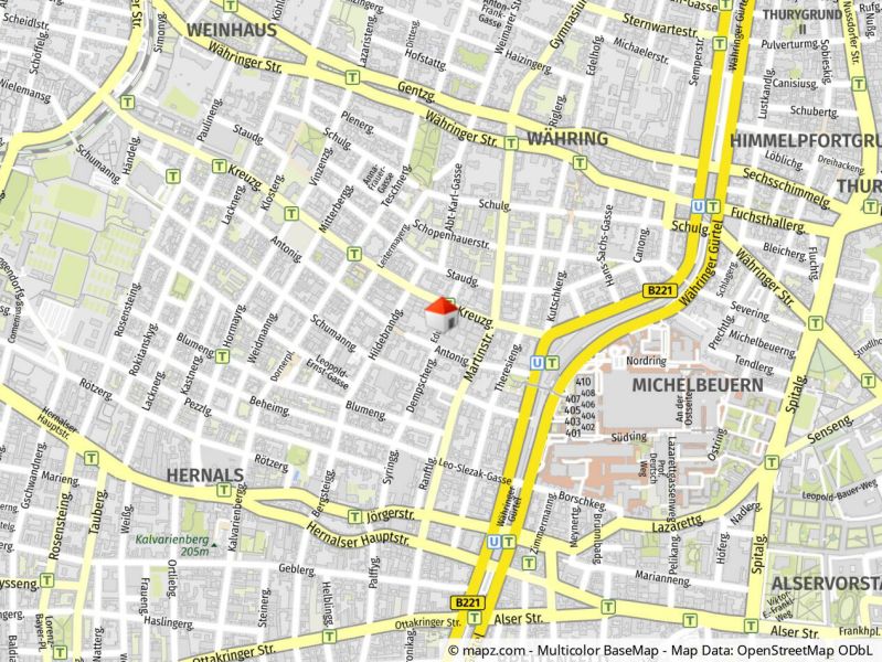 Gro�z�gige und hochwertige 2-Zimmer-Wohnung mit Loggia zu mieten in 1180 Wien /  / 1180&nbsp;Wien / Bild 2