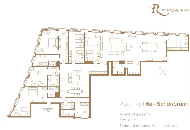 Premium Investment - 
edel ausgestattetes Wohnungspaket in exklusiver Innenstadtlage mit 5 * Hotel-Service - zu kaufen in 1010 Wien /  / 1010&nbsp;Wien / Bild 17