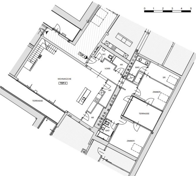 PALAIS HARDEGG: 3-Zimmer-DG-Wohnung mit 3 Terrassen zu mieten an der Freyung - wohnen in 1010 Wien / / 1010 Wien / Bild 4