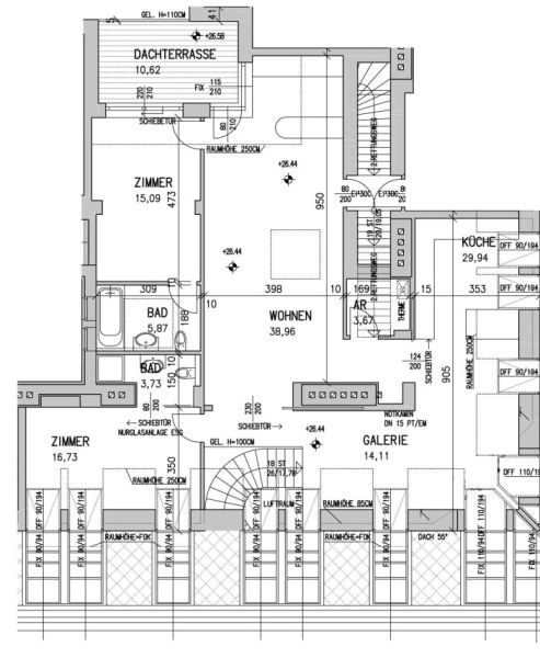Repr�sentative Lage - Generalsaniertes Penthouse im Dachgescho� mit Terrassen - N�he Oper und Karlsplatz - zu kaufen in 1010 Wien /  / 1010&nbsp;Wien / Bild 3