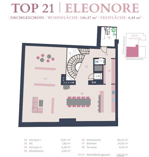Imperial Living in Stadtpark-N�he, Penthouse Maisonette f�r h�chste Anspr�che mit Infinity-Pool - zu kaufen in 1010 Wien /  / 1010&nbsp;Wien / Bild 11