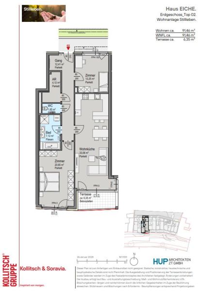 PROVISIONSFREI: 3-Zimmer Neubauwohnung mit Freifl�che - zu kaufen in 2391 Kaltenleutgeben /  / 2391&nbsp;Kaltenleutgeben / Bild 7