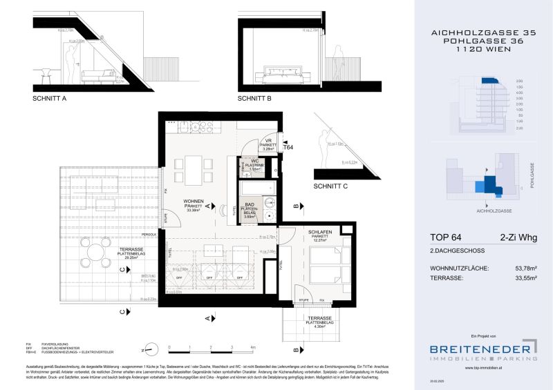 Aichholzgasse 35 - Neubauprojekt mit 66 Wohnungen - zu kaufen in 1120 Wien / / 1120 Wien / Bild 6