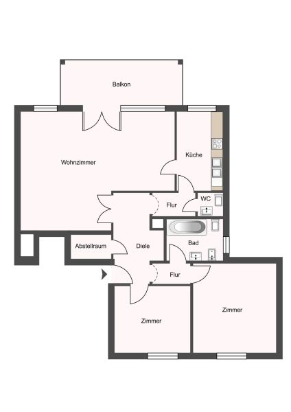 Pötzleinsdorf - Balkonwohnung mit Blick ins Grüne - zu kaufen in 1180 Wien / / 1180 Wien / Bild 3