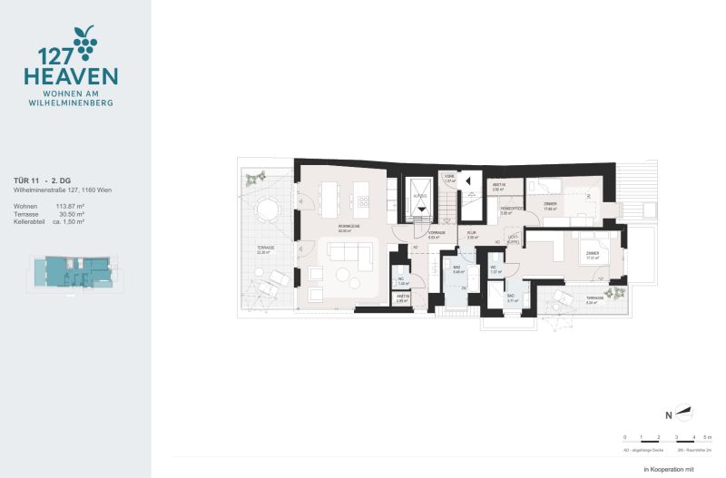 VERKAUFSSTART - 127 HEAVEN - Exklusives Wohnprojekt am Wilhelminenberg, Wohnungen zu kaufen in 1160 Wien /  / 1160&nbsp;Wien / Bild 7