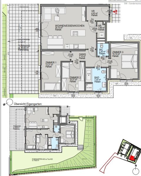 Luxuri�se Wohnung mit Balkon in Graz-Waltendorf /  / 8010&nbsp;Graz / Bild 2