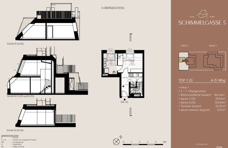 Exklusive Dachgescho�wohnung mit gro�z�giger Terrasse ? Penthouse mit 2 Stellpl�tzen - zu kaufen in 1030 Wien /  / 1030&nbsp;Wien / Bild 4