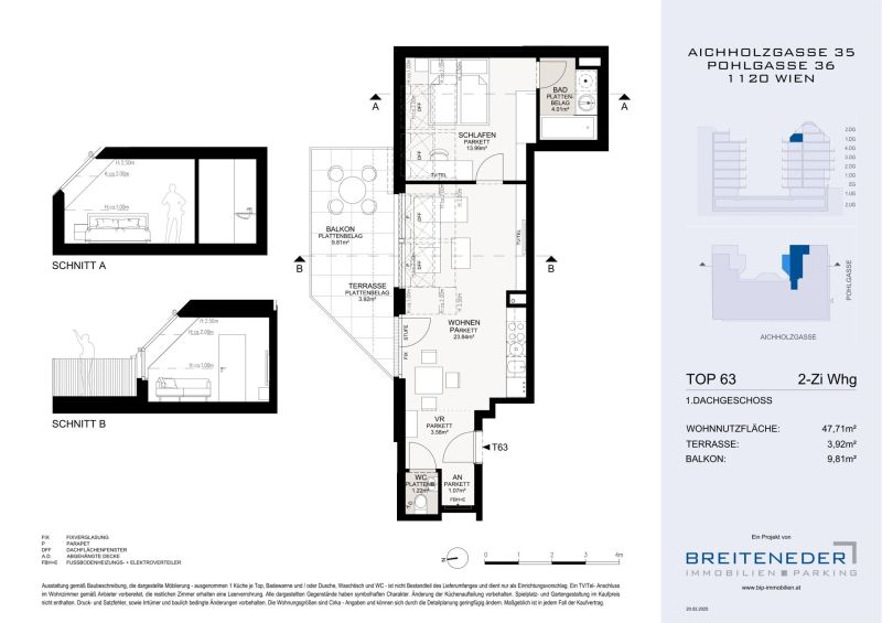 Aichholzgasse 35 - Wohnprojekt in Meidlinger Bestlage - Wohnungen zu kaufen in 1120 Wien /  / 1120&nbsp;Wien / Bild 6