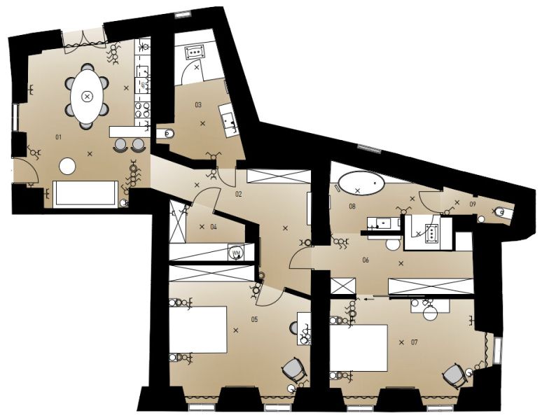 Exklusive 3,5-Zimmer-Wohnung mit Poolnutzung - zu mieten in 1190 Wien /  / 1190&nbsp;Wien / Bild 6