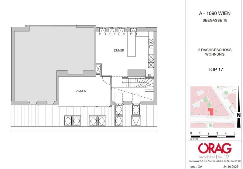 P�rchenhit in 1090 Wien - helle DG Maisonette Wohnung zu mieten /  / 1090&nbsp;Wien / Bild 5