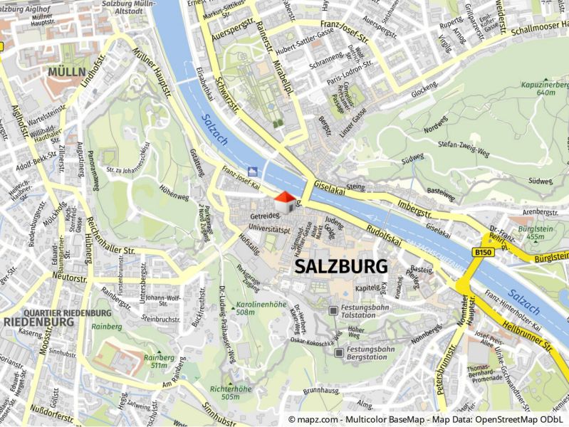 Exklusive Dachgescho�-Galerie-Wohnung in der  Getreidegasse - 5020 Salzburg zur Miete