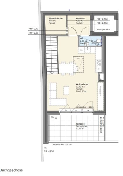 Wohnen und Arbeiten - Fertig gestelltes, hochwertiges Townhouse - 3 Ebenen mit Terrassen und Gr�nfl�che - zu kaufen in 1140 Wien /  / 1140&nbsp;Wien / Bild 2