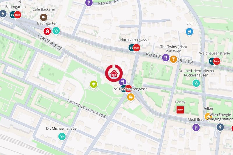Fertig gestelltes Neubauprojekt in Ober-St.-Veit - Hochwertige Eigentumswohnungen zu kaufen in 1130 Wien /  / 1140&nbsp;Wien / Bild 2