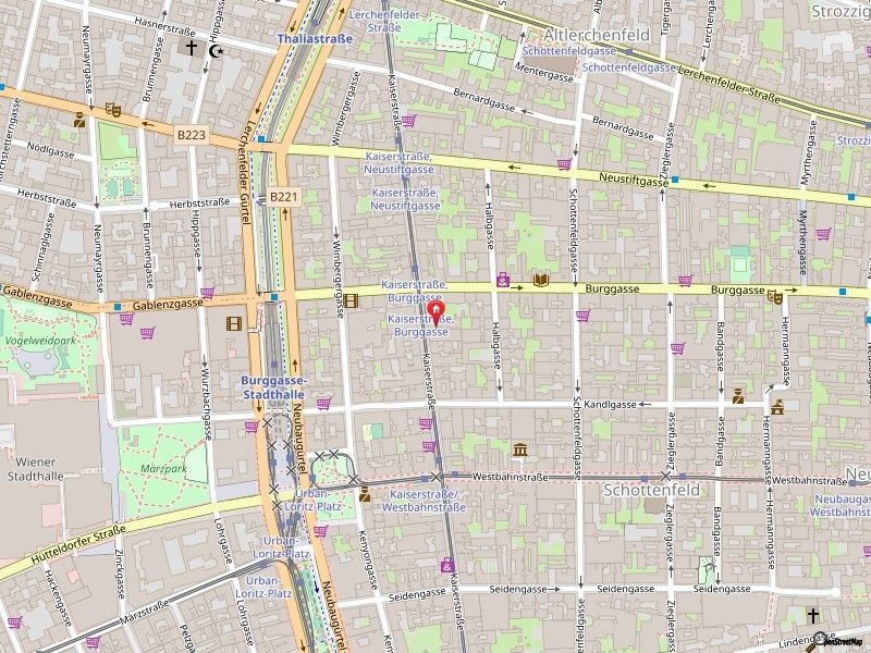 2-Zimmer Wohnung nahe Burggasse in 1070 Wien zu mieten /  / 1070&nbsp;Wien / Bild 2