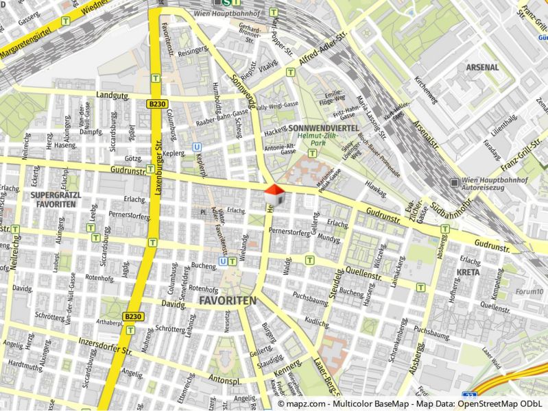 Attraktive 2-Zimmer Wohnung nahe Wielandpark in 1100 Wien zu mieten / / 1100 Wien, Favoriten / Bild 3