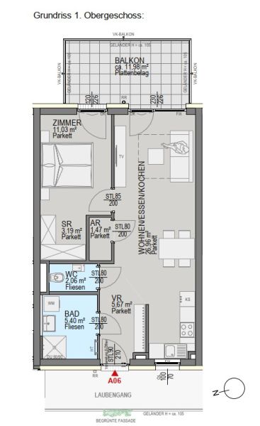 Helle Eigentumswohnung im Neubauprojekt mit Balkon in Graz! /  / 8054&nbsp;Graz / Bild 4