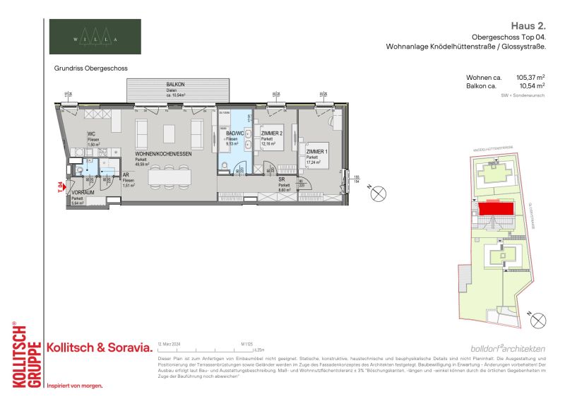 Exklusiv und nachhaltig Wohnen in Gr�nruhelage beim Wienerwald - Gartenwohnungen und Penthouses - provisionsfrei zu kaufen in 1140 Wien /  / 1140&nbsp;Wien / Bild 8