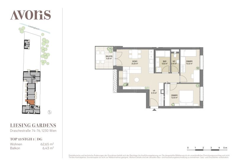Family Living im Dachgescho� mit Balkon und Gr�nblick in Ruhelage - provisionsfrei zu  kaufen in 1230 Wien /  / 1230&nbsp;Wien / Bild 2