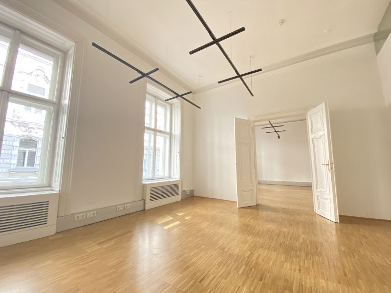 Wohnen und Arbeiten im historischen Palais - Fläche im Hochparterre - ehemalige Büroeinheit im Botschaftsviertel - zu kaufen in 1040 Wien / / 1040 Wien, Wieden / Bild 0