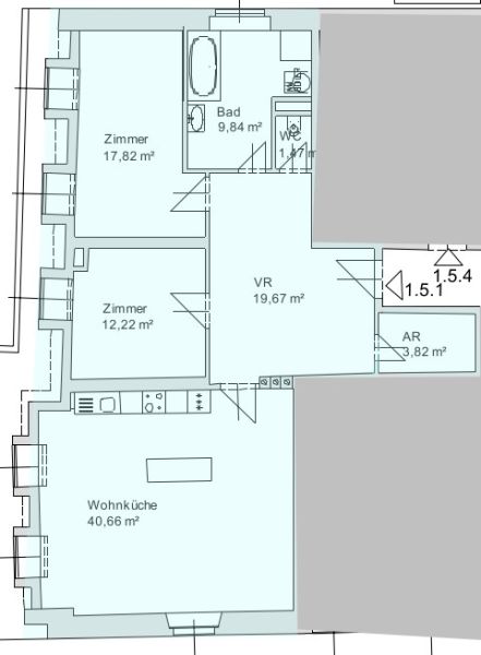 Ger�umige Dachgescho�wohnung in der Grazer Innenstadt zu mieten! /  / 8010&nbsp;Graz / Bild 9