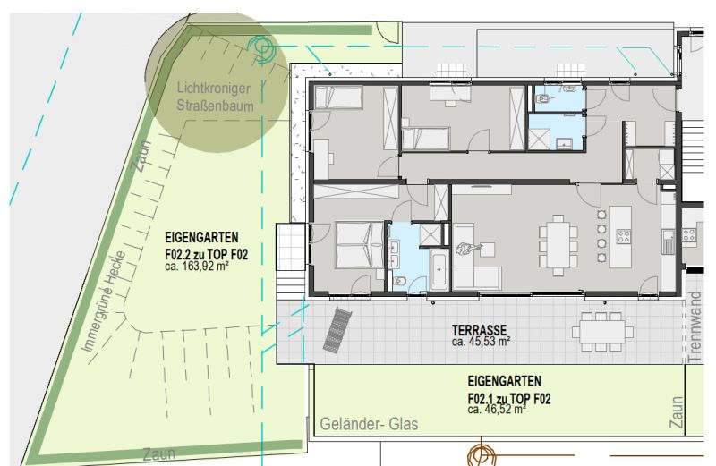 Exklusives Wohnen am Ruckerlberg - 4 Zimmer, Terrasse & privater Garten /  / 8010&nbsp;Graz / Bild 8