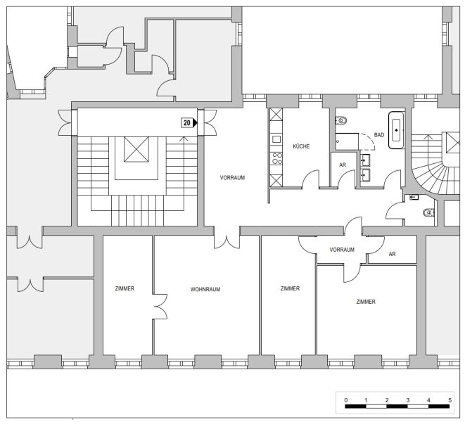 Gro�artige 4-Zimmer-Altbauwohnung im Zentrum - ab sofort zu mieten in 1010 Wien /  / 1010&nbsp;Wien / Bild 2