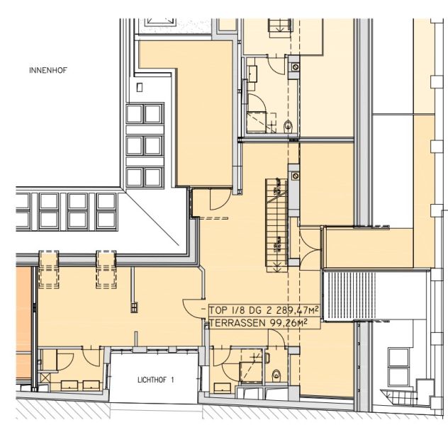Blick zur Karlskirche - Dachgescho�traum mit 5 Zimmern und Terrassen - zu kaufen in 1040 Wien /  / 1040&nbsp;Wien, Wieden / Bild 5