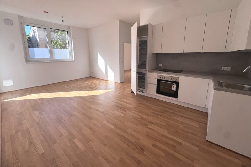 Familienwohnung im Erdgescho� - 3 Zimmer mit Loggia - bezugsfertig zu kaufen in 1140 Wien /  / 1140&nbsp;Wien / Bild 1