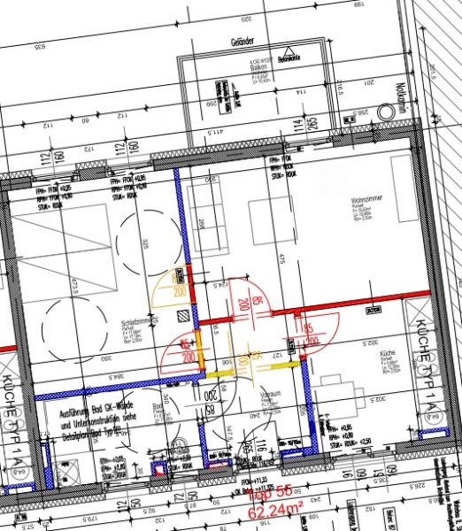 Gut geschnittene 2-Zimmer-Wohnung mit Balkon- in der Nähe des Hbf Graz- zu mieten! / / 8020 Graz / Bild 5