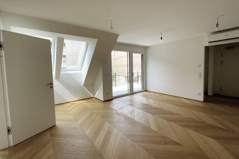 Moderne Zwei-Zimmer-Wohnung im 1. Dachgeschoss mit klarer Architektur und besonderem Wohnambiente zu kaufen in 1130 Wien /  / 1130&nbsp;Wien / Bild 2