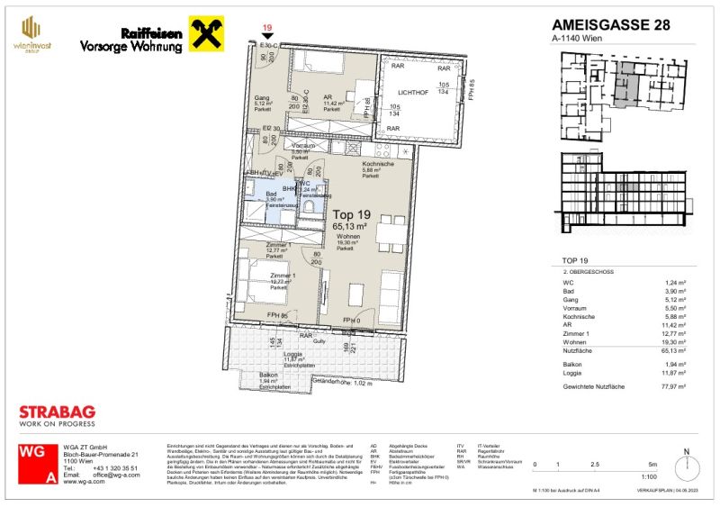 Ansprechende 2,5-Zimmer-Wohnung mit zeitgem��em Wohnkomfort und attraktiver Freifl�chen - bezugsfertig zu kaufen in 1140 Wien /  / 1140&nbsp;Wien / Bild 0