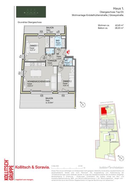 Exklusiv und nachhaltig Wohnen in Gr�nruhelage beim Wienerwald - Gartenwohnungen und Penthouses - provisionsfrei zu kaufen in 1140 Wien /  / 1140&nbsp;Wien / Bild 8