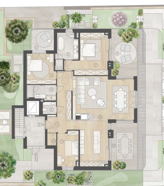 Ihr Refugium im Dachgescho� - Weitl�ufig Wohnen mit Terrassen und Dachgarten - zu kaufen in 1180 Wien /  / 1180&nbsp;Wien / Bild 1