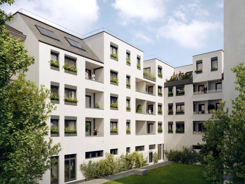 3-Zimmer-Maisonettewohnung mit zwei Terrassen ? Erstbezug - zu mieten im Neubauprojekt ?Herz & Heim? in Simmering, 1110 Wien / / 1110 Wien / Bild 6