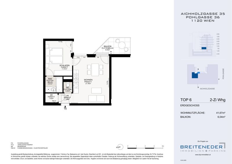 Ihre Investition in eine Anlagewohnung inklusive Einbauküche - Neubauprojekt in Schönbrunn-Nähe - zu kaufen in 1120 Wien / / 1120 Wien / Bild 5