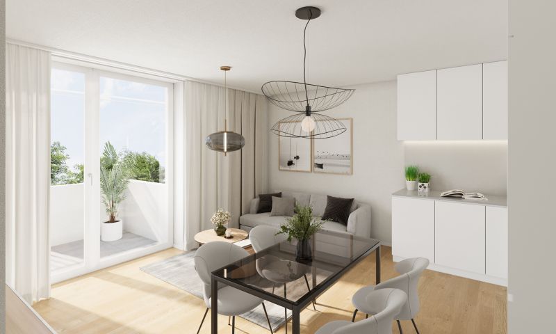Erstbezug mit Balkon - kompakte 3 Zimmer - U3-Anbindung - zu kaufen in 1140 Wien /  / 1140&nbsp;Wien / Bild 3