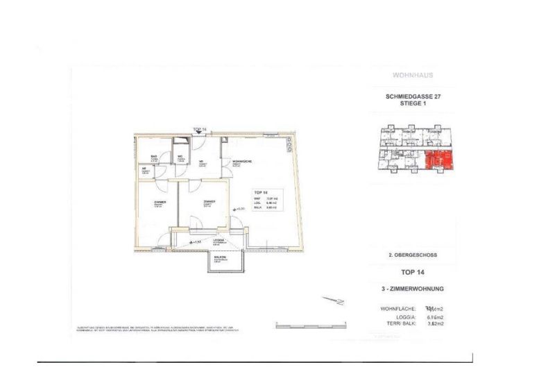 Stilvolle 2-Zimmer-Wohnung /  / 2020 Hollabrunn / Bild 1