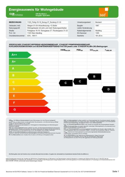 Hochwertig sanierte 2-Zimmer-Wohnung nahe Meidlinger Hauptstraße / / 1120 Wien / Bild 19