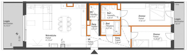 Exklusive 3-Zimmer-Wohnung in einzigartiger Lage /  / 1140 Wien / Bild 1