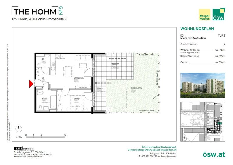 F�r Singles und Paare: Neubau mit Garten! /  / 1230&nbsp;Wien / Bild 1