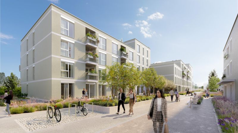 Klimafit wohnen, wo die Stadt zur ruhe kommt.