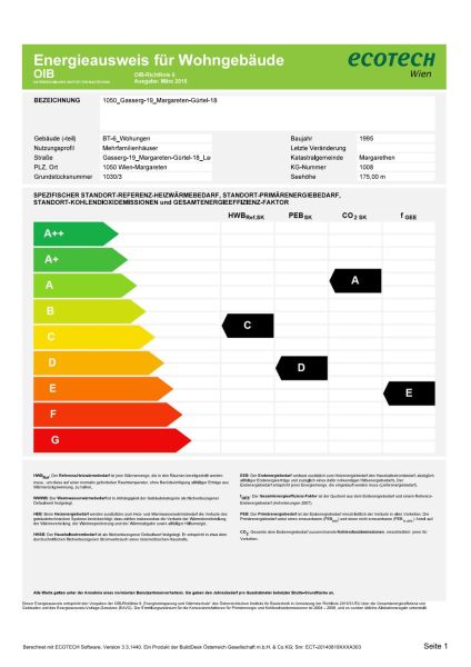 1-Zimmer Wohnung am Margaretengrtel /  / 1050 Wien / Bild 0
