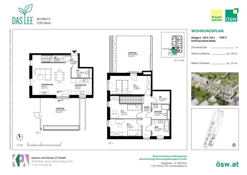 Familienfreundlicher Neubau mit autofreier Spielstraße / / 1220 Wien / Bild 1