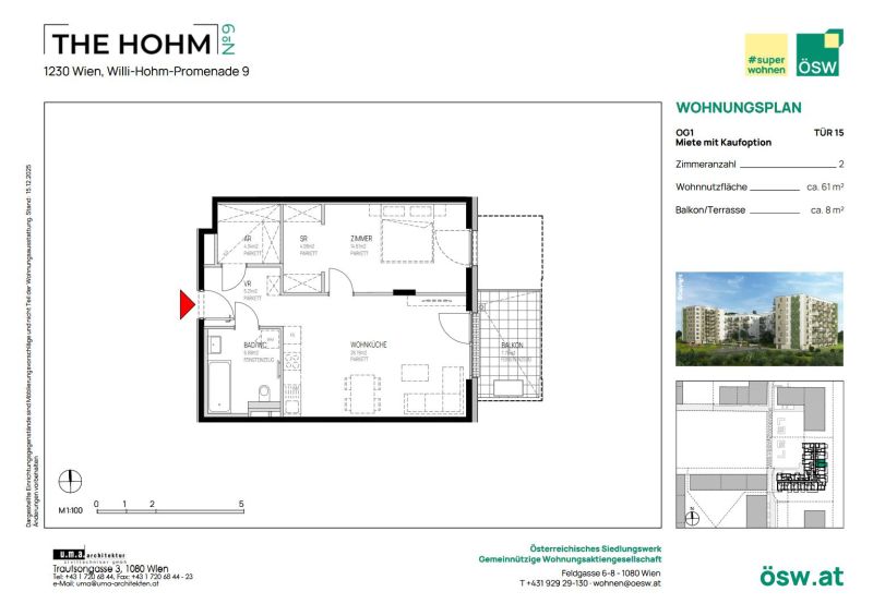 Ihr neues Zuhause in Wien-Liesing - THE HOHM 9 / / 1230 Wien / Bild 1